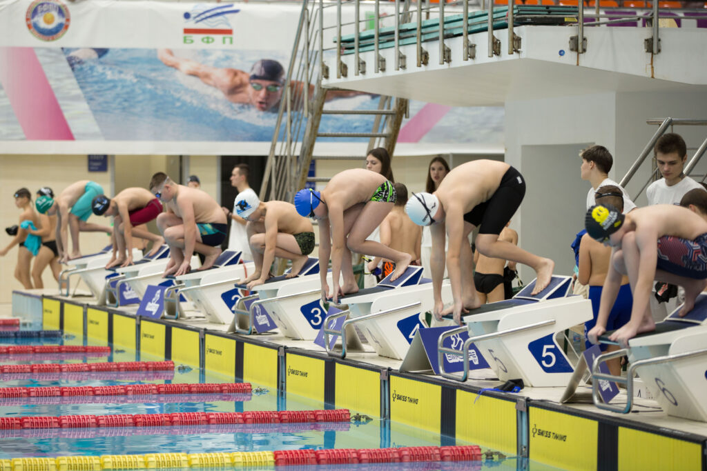 Соревнования по плаванию в Минске